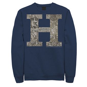 Men's Harry Potter H Hogwarts Crest Fill Sweatshirt