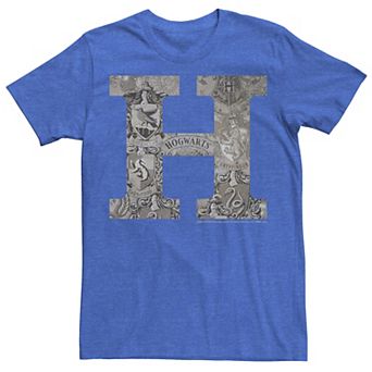Men's Harry Potter H Hogwarts Crest Fill Tee