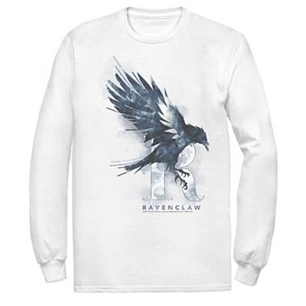 Men's Harry Potter Ravenclaw House Watercolor Long Sleeve Tee