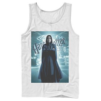 Men's Harry Potter Half-Blood Prince Snape Character Poster Graphic Tank Top