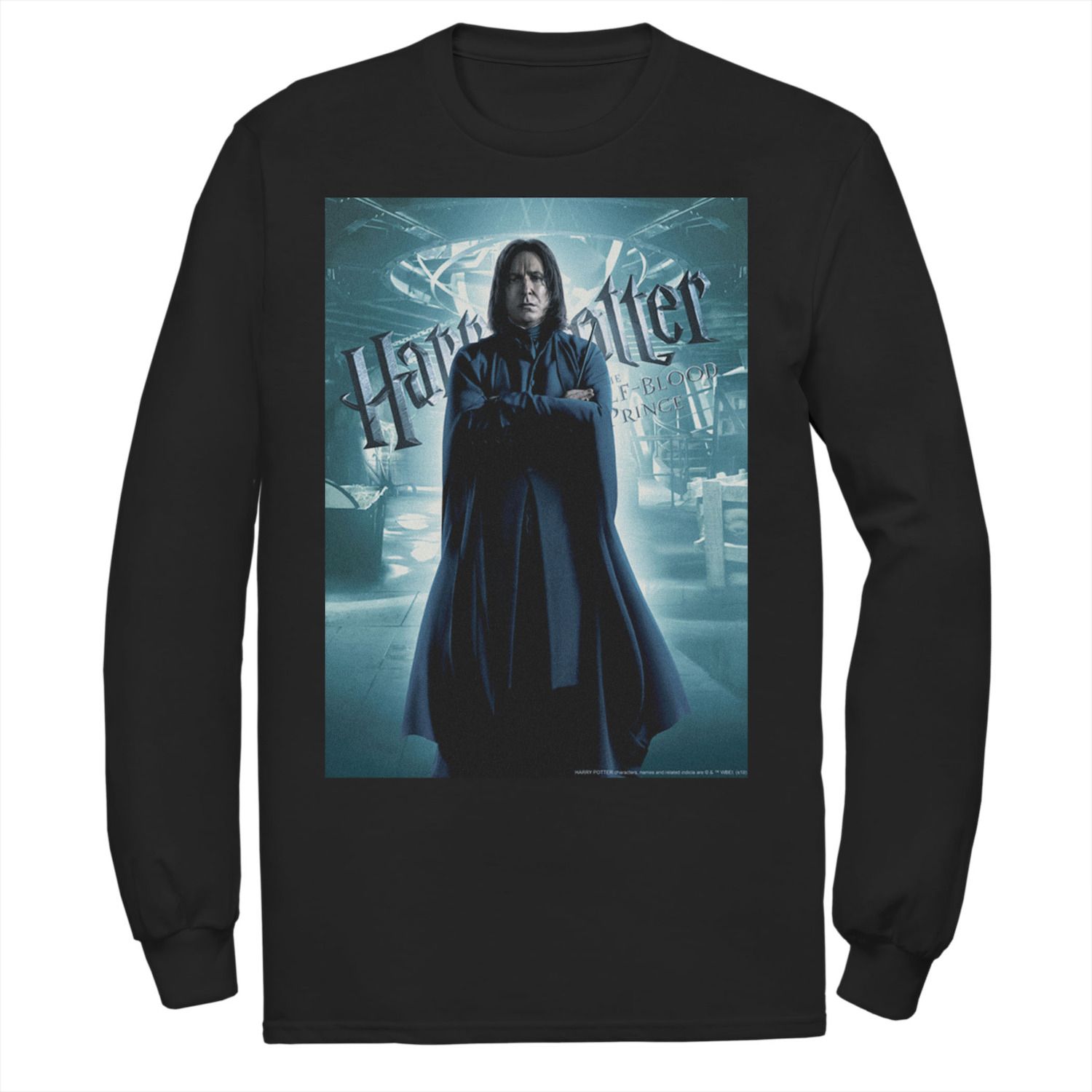 Image for Harry Potter Men's Half-Blood Prince Snape Character Poster Long Sleeve Graphic Tee at Kohl's.