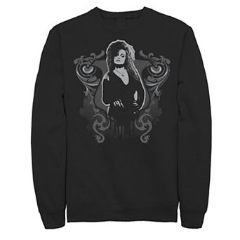 Men's Harry Potter Bellatrix Lestrange Dripping Portrait Fleece Graphic Pullover