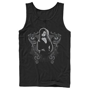 Men's Harry Potter Bellatrix Lestrange Dripping Portrait Graphic Tank Top
