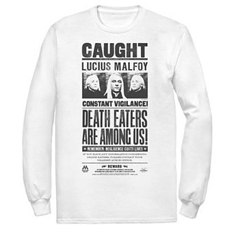 Men's Harry Potter Lucius Malfoy Caught Poster Long Sleeve Graphic Tee