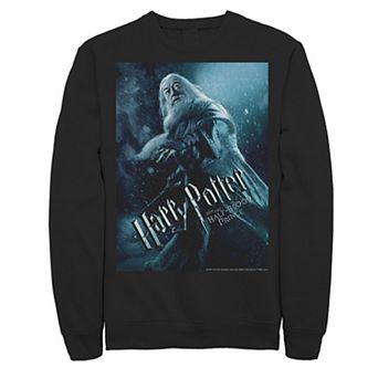 Men's Harry Potter Half-Blood Prince Dumbledore Poster Fleece Graphic Pullover