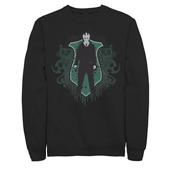 Men's Harry Potter Draco Malfoy Dripping Portrait Fleece Graphic Pullover
