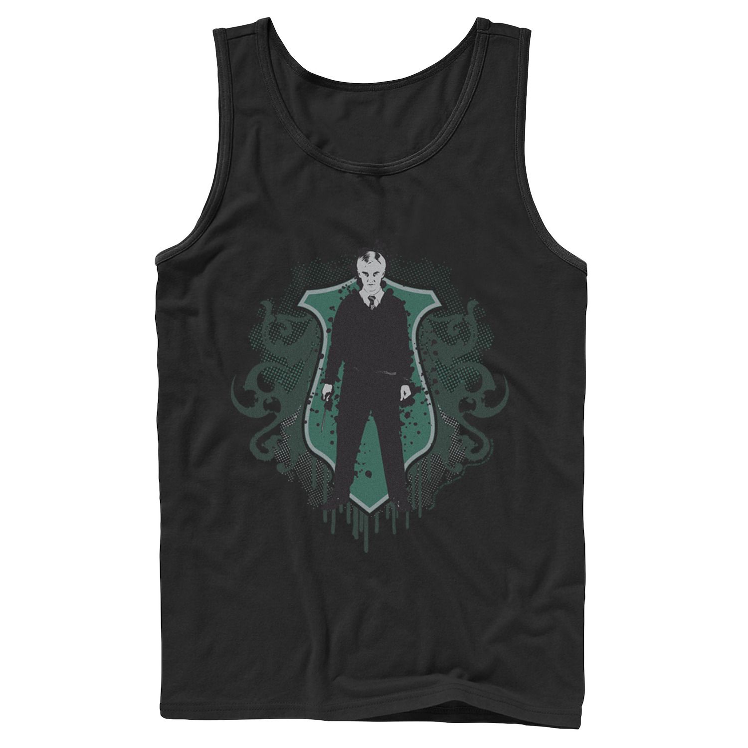 Image for Harry Potter Men's Draco Malfoy Dripping Portrait Graphic Tank Top at Kohl's.