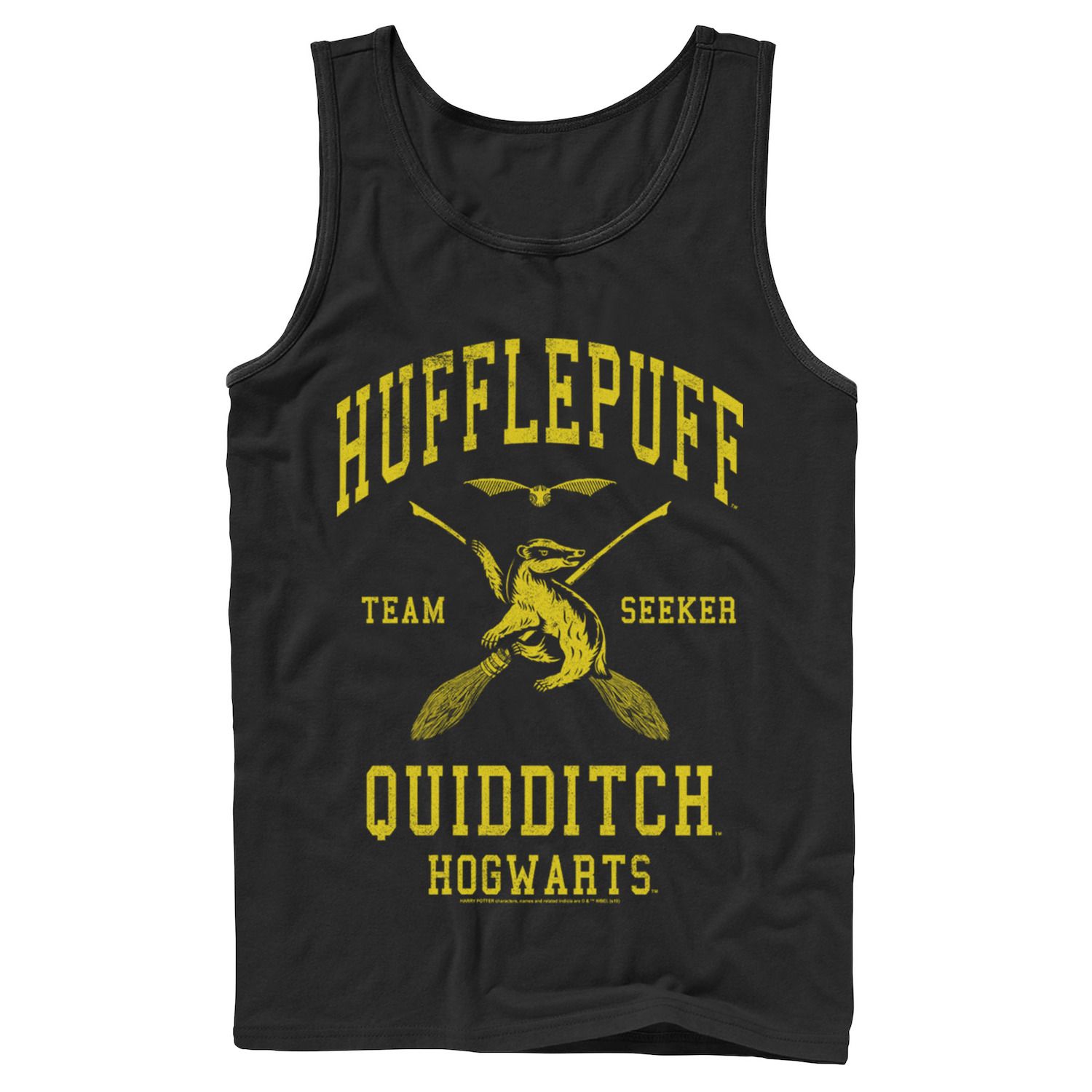 Image for Harry Potter Men's Deathly Hallows 2 Hufflepuff Quidditch Tank Top at Kohl's.