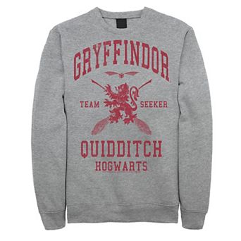 Men's Harry Potter Deathly Hallows 2 Gryffindor Quidditch Fleece Pullover