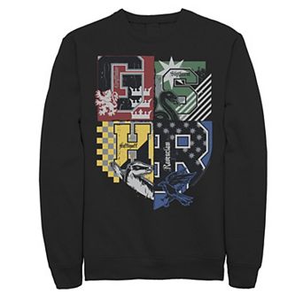 Men's Harry Potter House Crests Fleece Pullover