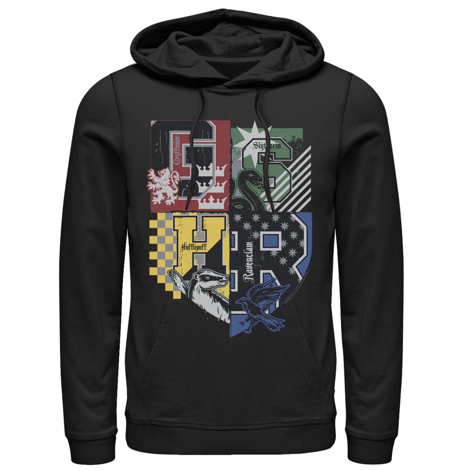Image for Harry Potter Men's House Crests Pullover Hoodie at Kohl's.