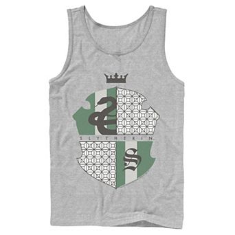 Men’s Harry Potter Deathly Hallows 2 Slytherin Shield Tank Top