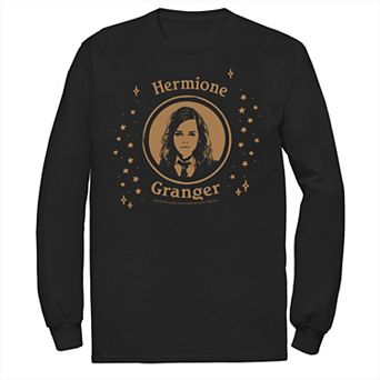 Men's Harry Potter Hermione Granger Simple Portrait Long Sleeve Tee
