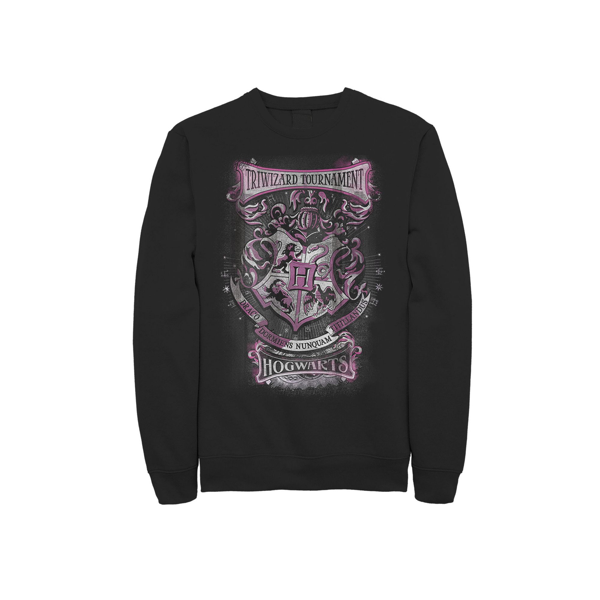 Mens Harry Potter Triwizard Tournament Hogwarts Poster Graphic Fleece, Siz
