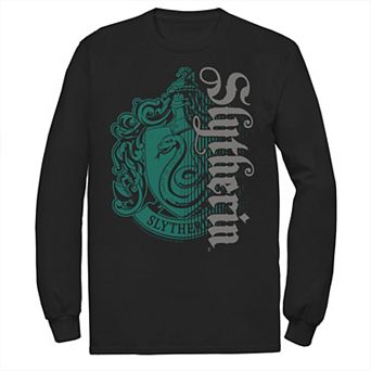 Men's Harry Potter Slytherin Dark Badge Logo Tee