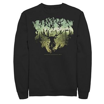 Men's Harry Potter Patronus Dementor Silhouette Graphic Fleece