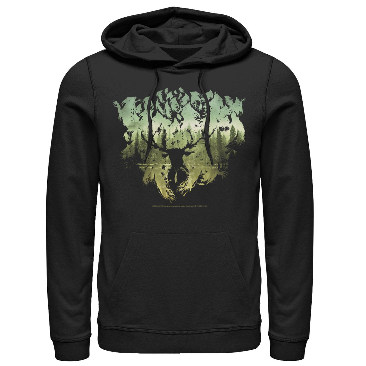 Image for Harry Potter Men's Patronus Dementor Silhouette Graphic Hoodie at Kohl's.
