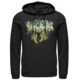 Men's Harry Potter Patronus Dementor Silhouette Graphic Hoodie
