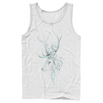 Men's Harry Potter Expecto Patronum Stag Line Art Tank Top
