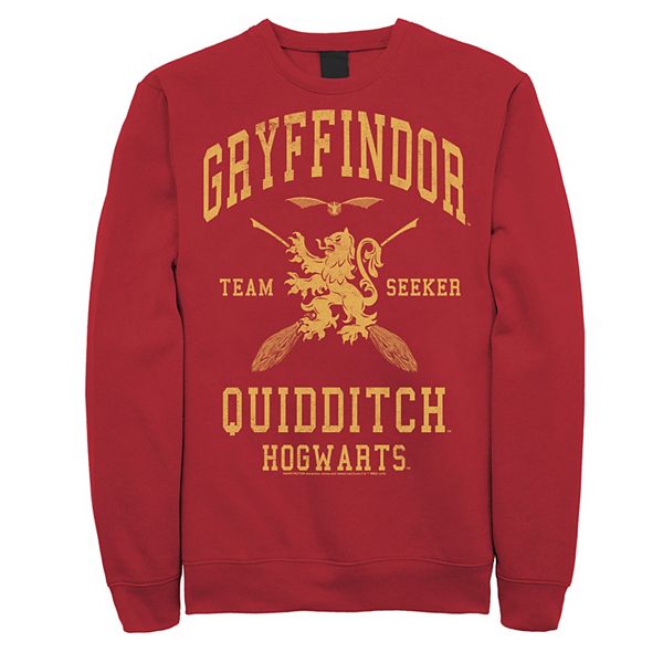 Arbitrage een experiment doen brandstof Men's Harry Potter Gryffindor Quidditch Team Seeker Sweatshirt