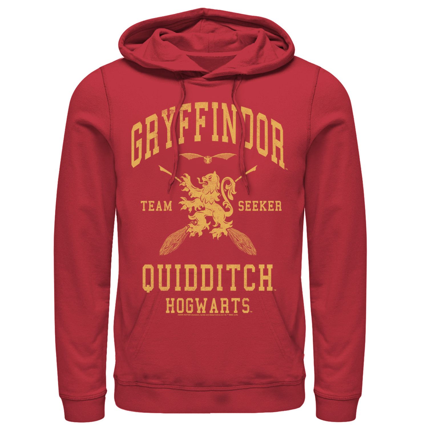 Image for Harry Potter Men's Gryffindor Quidditch Team Seeker Hoodie at Kohl's.