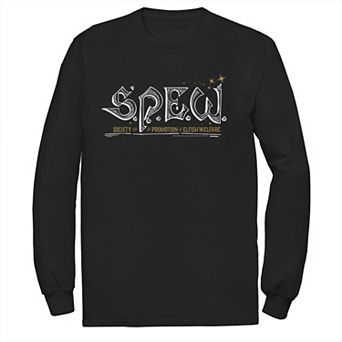 Men's Harry Potter S.P.E.W. Sketched Logo Long Sleeve Graphic Tee