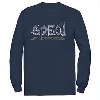 Men's Harry Potter S.P.E.W. Sketched Logo Long Sleeve Graphic Tee