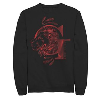 Men's Harry Potter Gryffindor Red Hue Logo Sweatshirt