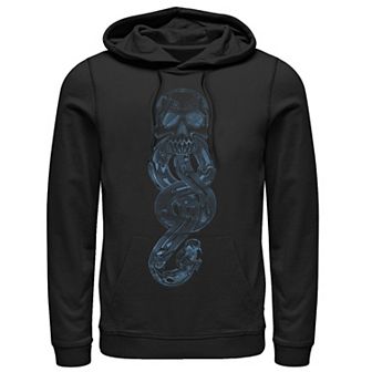 Men's Harry Potter Voldemorts Mark Line Art Graphic Hoodie