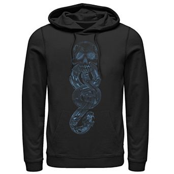 Men's Harry Potter Voldemorts Mark Line Art Graphic Hoodie