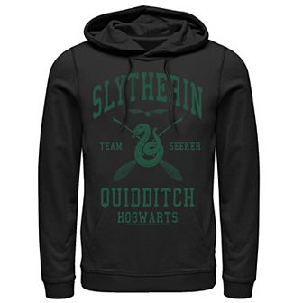 Men's Harry Potter Slytherin Team Seeker Text Hoodie
