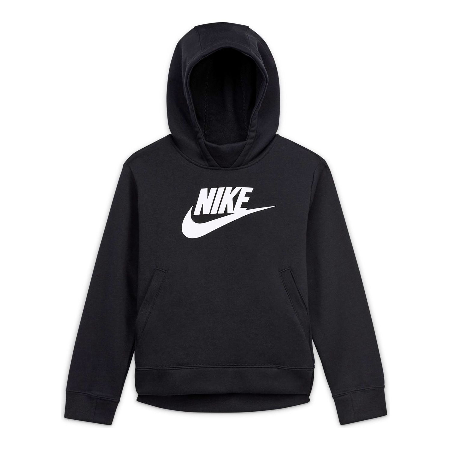 girls black nike hoodie