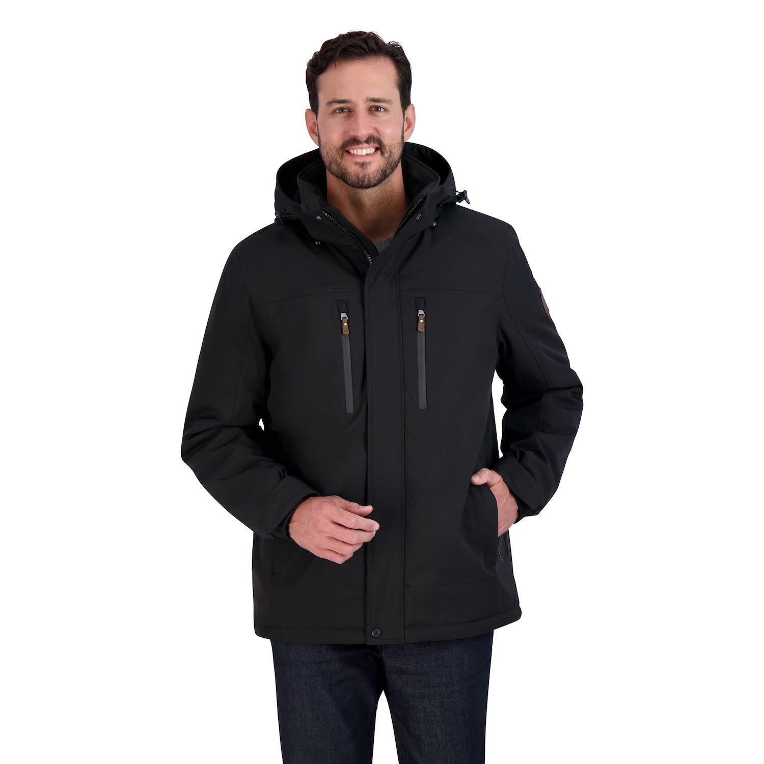 men's zeroxposur cascade stretch hooded jacket