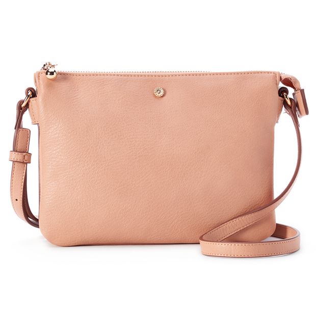 New LC Lauren Conrad CANDIDE Crossbody Bag -Slate