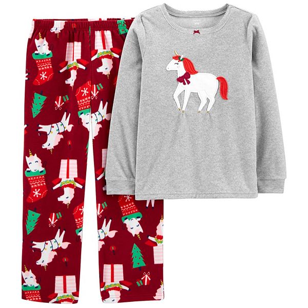 I'm A Caticorn Fleece Pyjamas Gift Set, Women, George