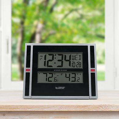 LaCrosse Technology 11-Inch WWVB Digital Clock with Temperature