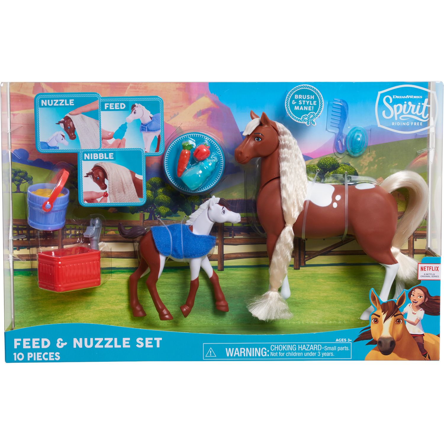 spirit riding free horse set