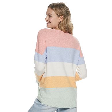 Juniors' SO® Colorblock Pullover Sweater