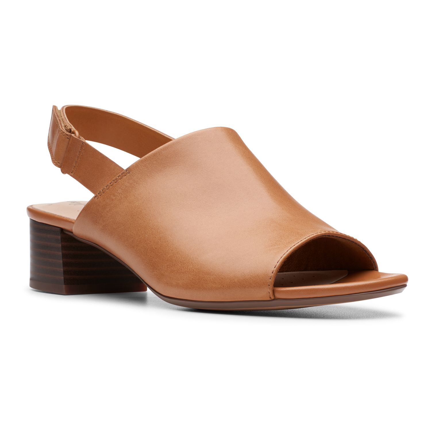 clarks block heel