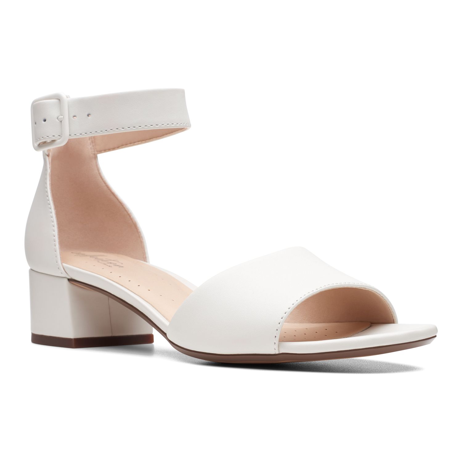 clarks block heel sandal