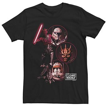 Men's Star Wars: Clone Wars Dark Side Group Shot Tee