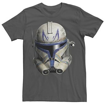 Men's Star Wars: Clone Wars Clone Commander Rex Big Face Tee