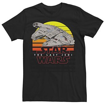 Men's Star Wars: The Last Jedi Millennium Falcon Retro Logo Tee