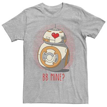 Men's Star Wars BB-8 Mine Heart Eyes Tee