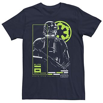 Men's Rogue One: A Star Wars Story Death Trooper Schematics Tee