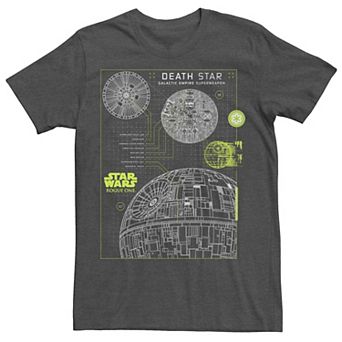 Men's Rogue One: A Star Wars Story Death Star Schematics Tee