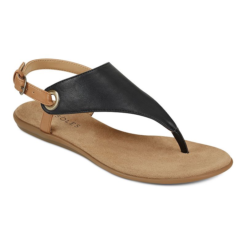 UPC 887039872576 product image for Aerosoles In Conclusion Women's Sandals, Size: 6, Black | upcitemdb.com