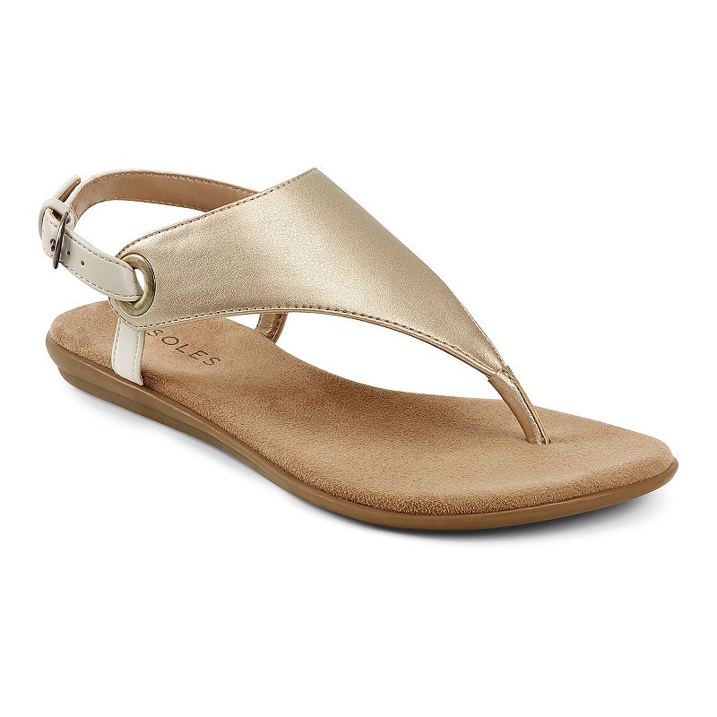 UPC 887039910261 product image for Aerosoles In Conclusion Women's Sandals, Size: 6.5, Gold | upcitemdb.com