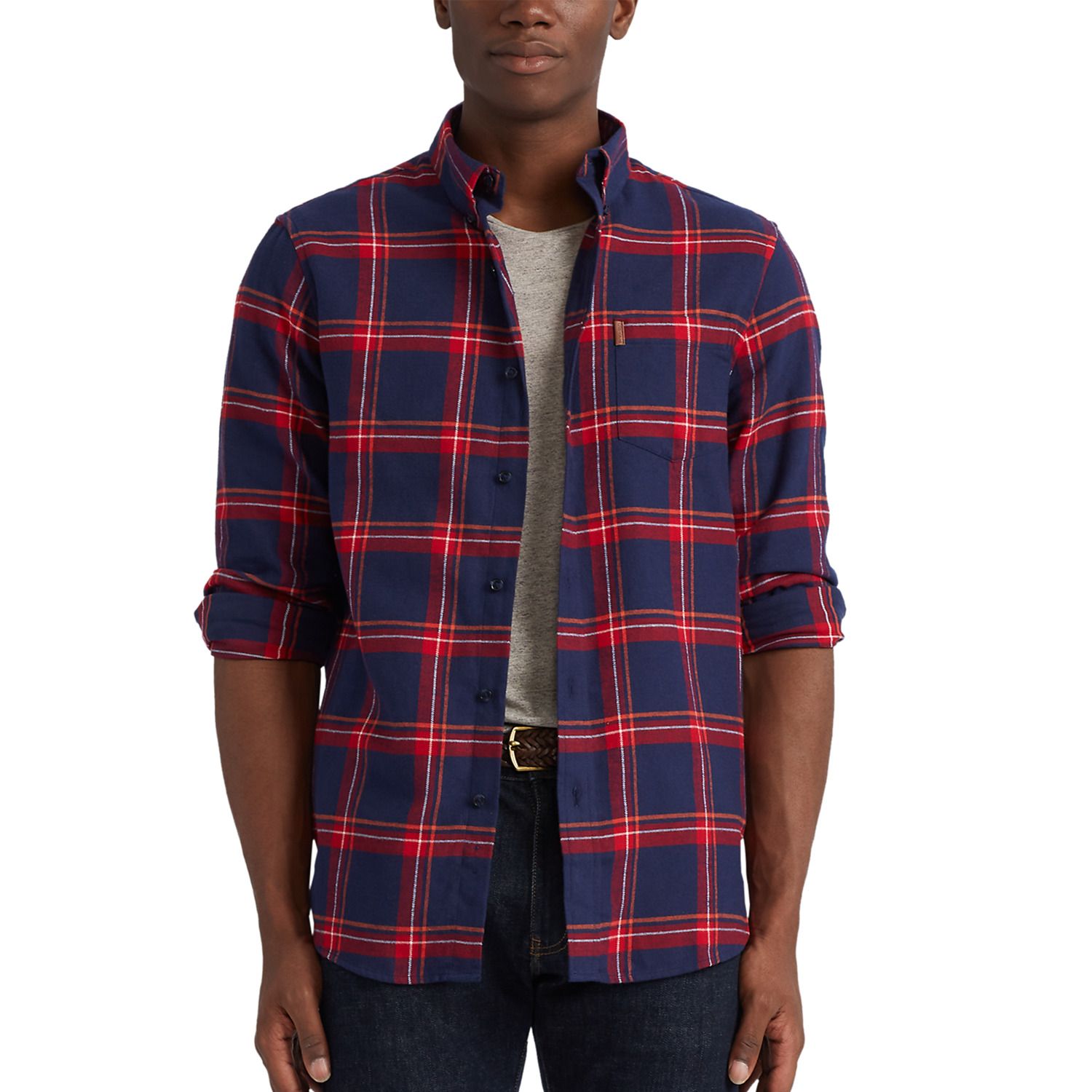 kohl's men's tall flannel shirts