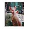 Stupell Home Decor "I'm Beautiful" Pig in Mirror Wall Art